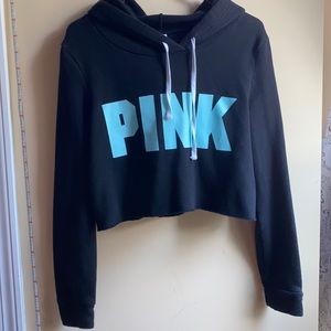 Pink cropped sweater